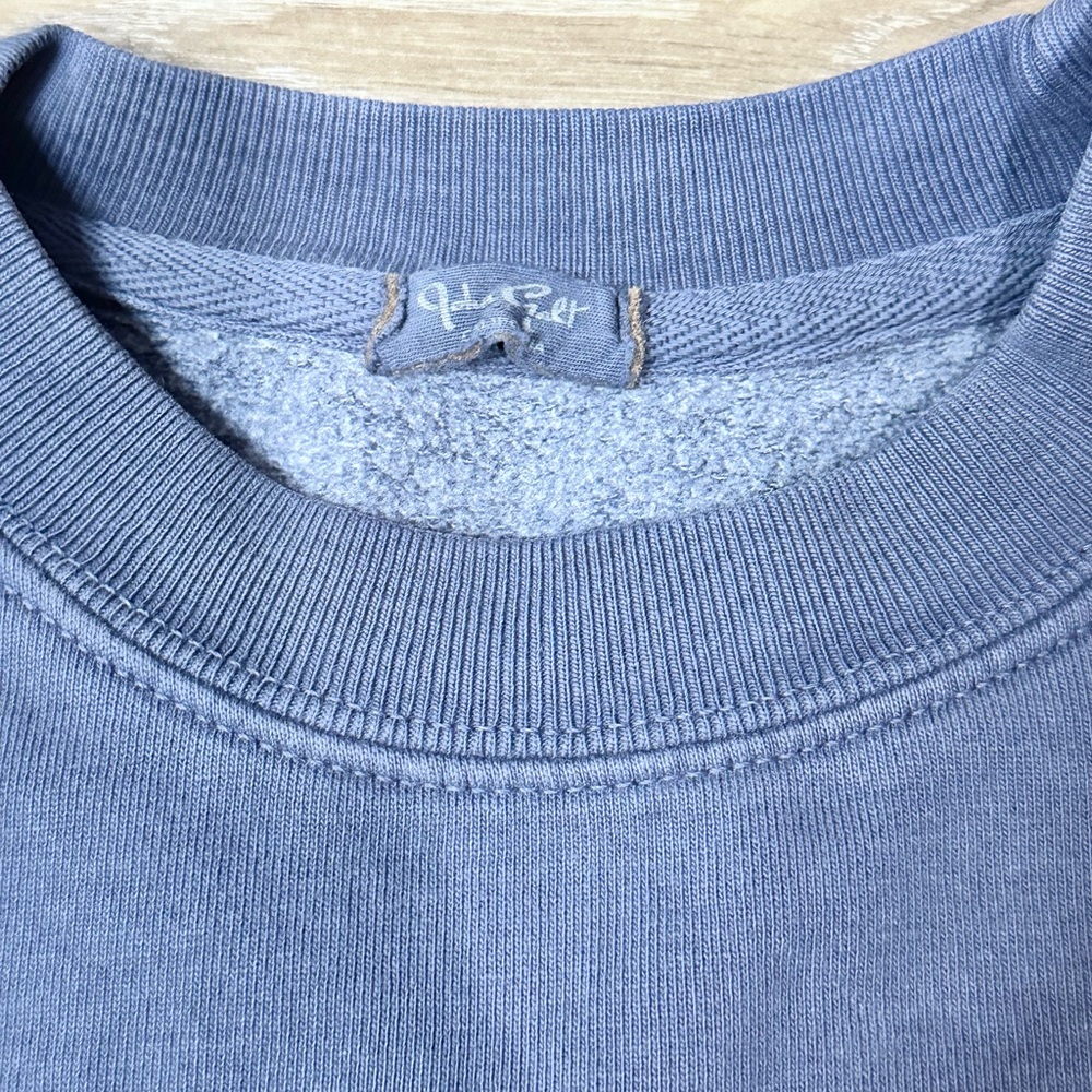 John Galt Brandy Melville Los Angeles Sweatshirt Vintage Blue - Picture 8 of 12
